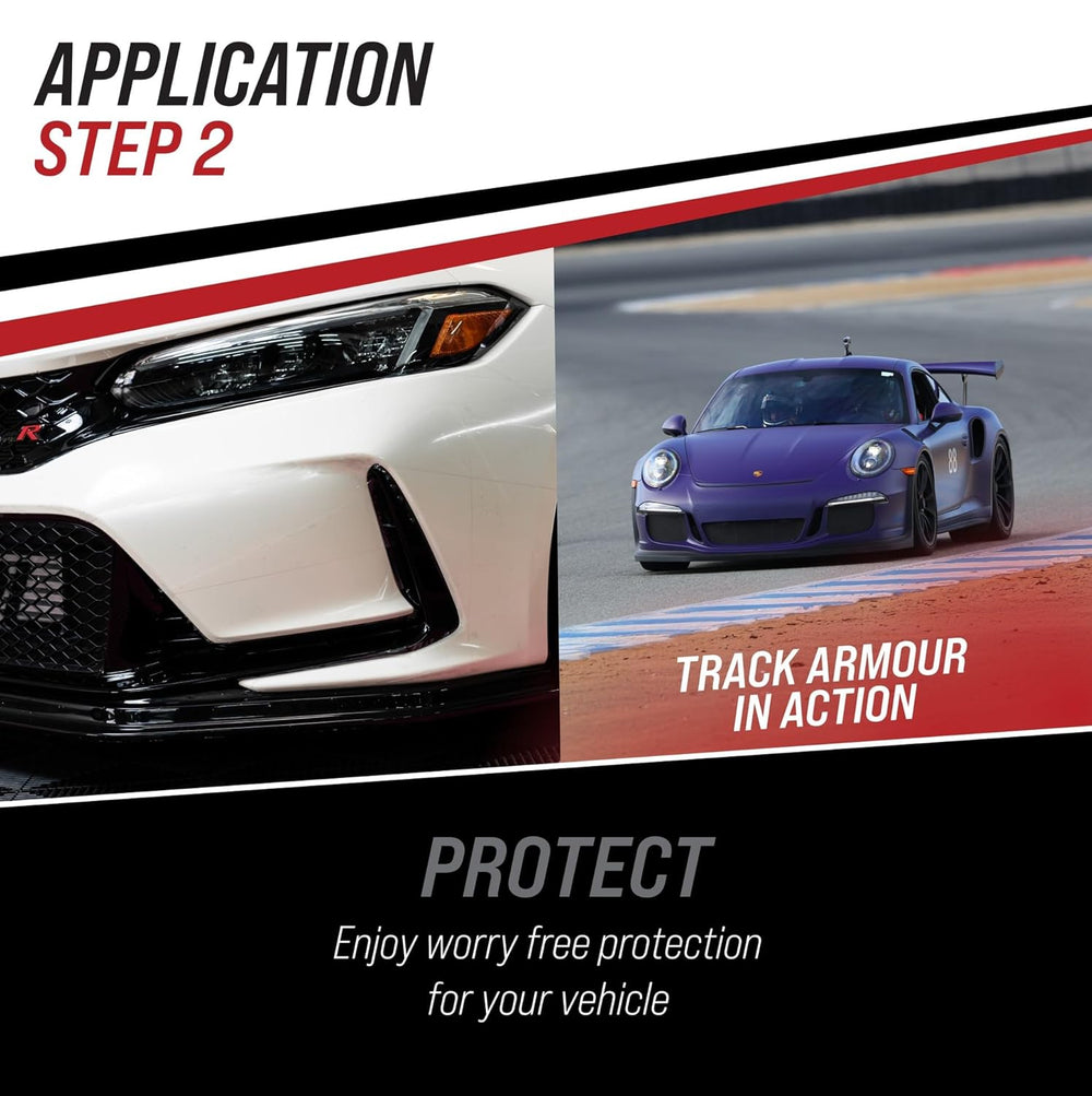 TRACK ARMOURยฎ 6" x 100' - Temporary Paint Protection Film for Car, T...
