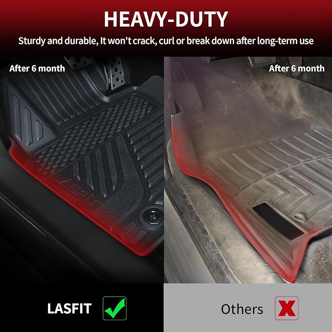 LASFIT Floor Mats&Trunk Mat for Toyota Camry 2025 Hybrid/LE/SE/XLE/XSE
