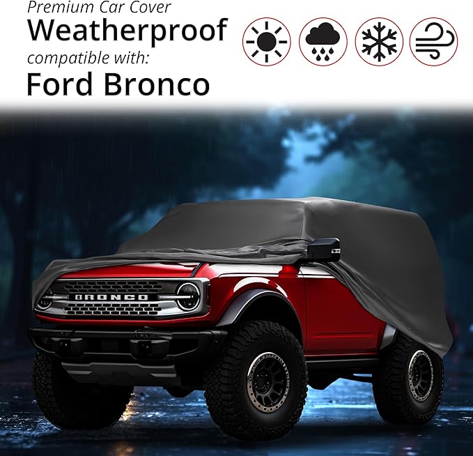 CarCovers Weatherproof SUV Cover & Warranty Compatible