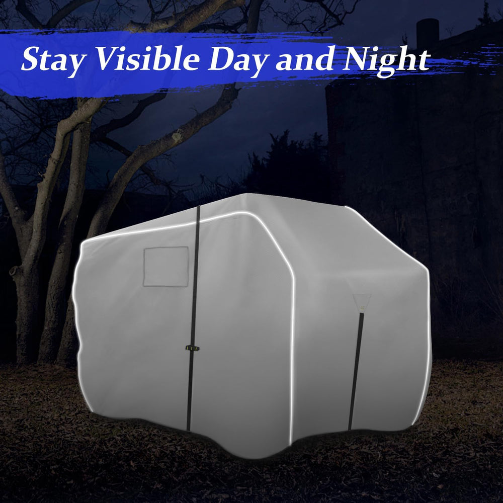 ATV Covers Waterproof Outdoor Heavy Duty, ATV Cover 600D UV Resistant Tear Pr...