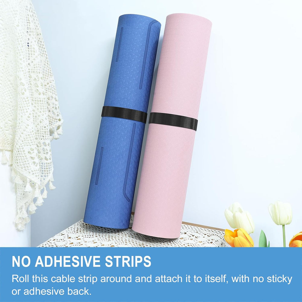 1/2in x 1000ft Hook and Loop Roll | No Adhesive Strips,Cut to Length Straps
