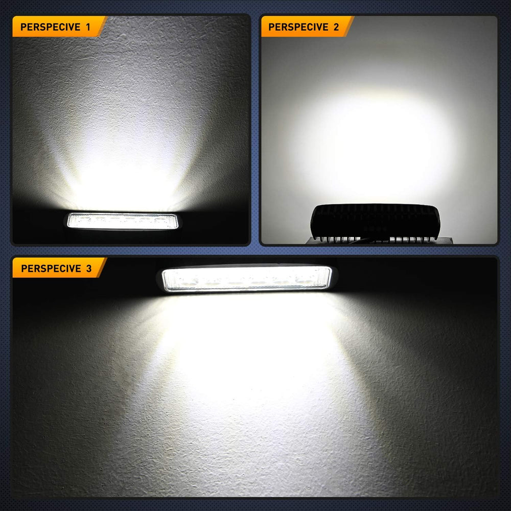 Nilight - 15019S-D Led Light Bar 4PCS 18w Spot Driving Fog Light Off Road Lig...