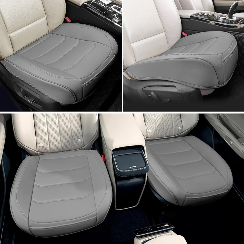 BOPUOVRE Car Seat Cover for Luxury & Comfort PU Leather