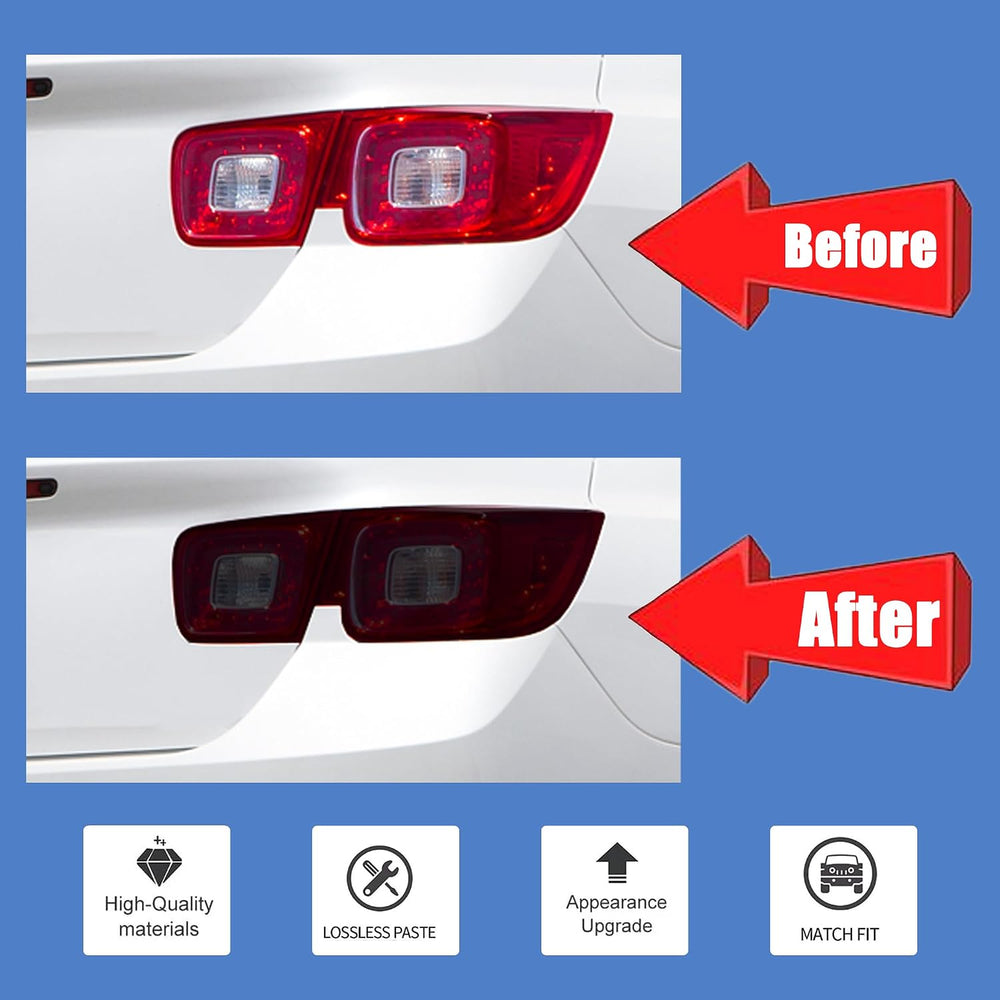 STSEV01 Taillight Cover Trim Fit for Chevy Malibu 2013 2014 2015 Accessories ...