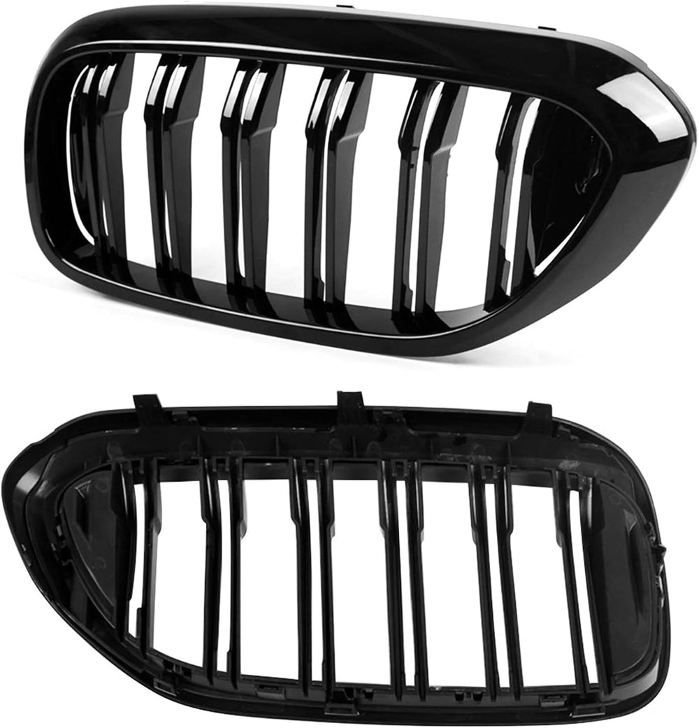 G30 Grille, Black Front Kidney Grille Grill Compatible with BMW 2017-2020 5 S...