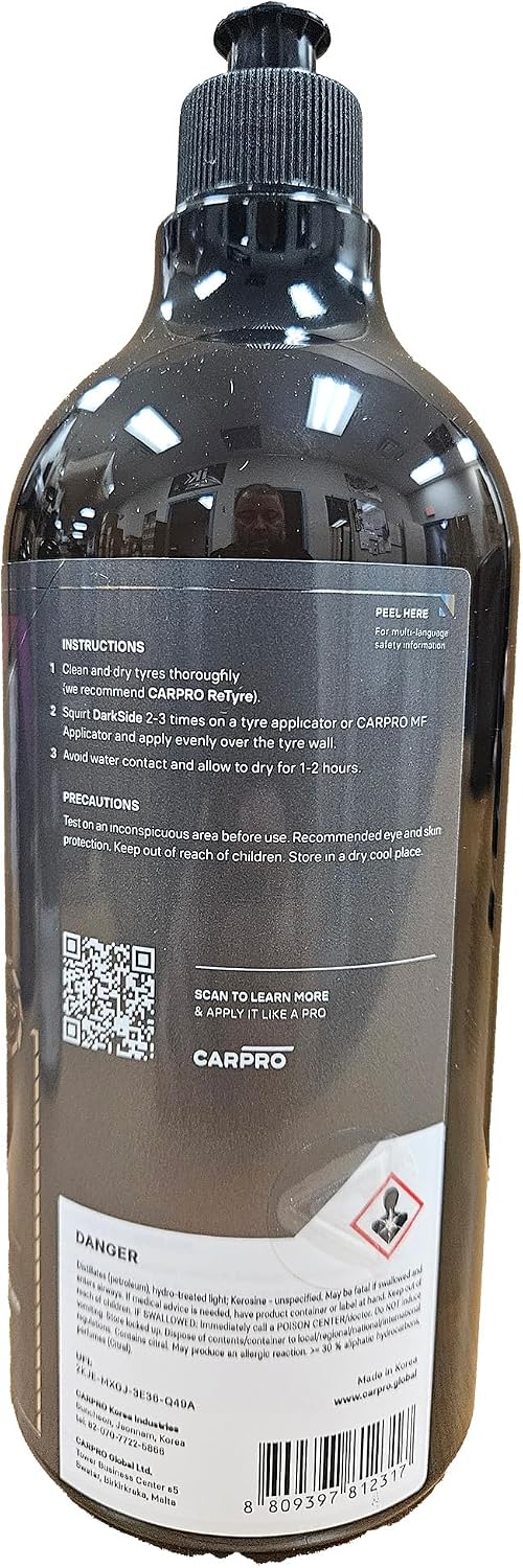 CARPRO DarkSide - Tire & Rubber Sealant, Hydrophobic & Self-Cleaning,...
