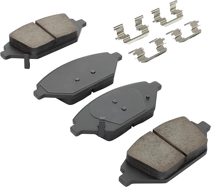 Premium Ceramic Front Brake Pads Compatible