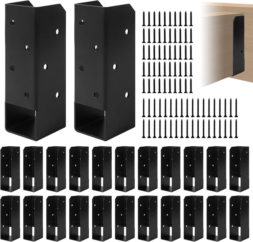 Concealed Joist Hangers, 2x6 Joist Hanger Mounting Joist Bracket with Screws ...