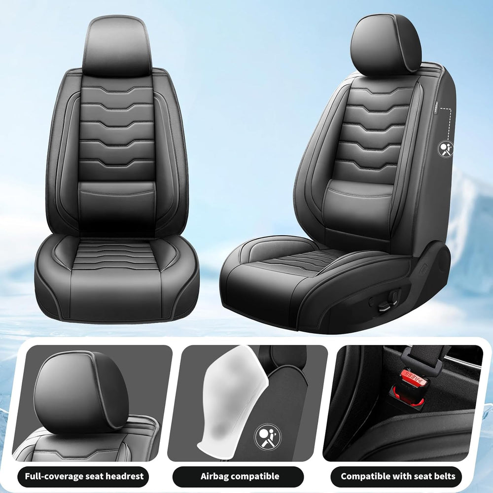Car Seat Covers for Chevrolet/Chevy Colorado 2015-2025 2026 Black