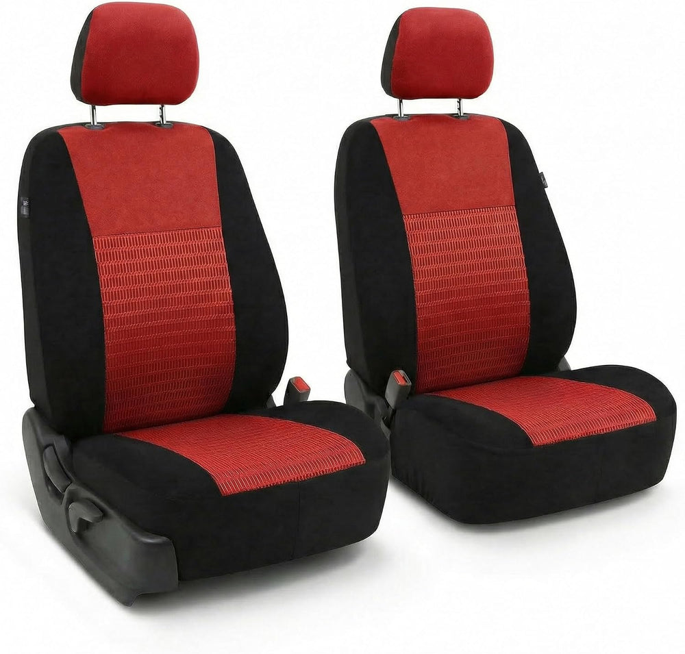 FH Group Universal Car Seat Covers Front Set for SUV Truck Sedan Vans | 3D Te...