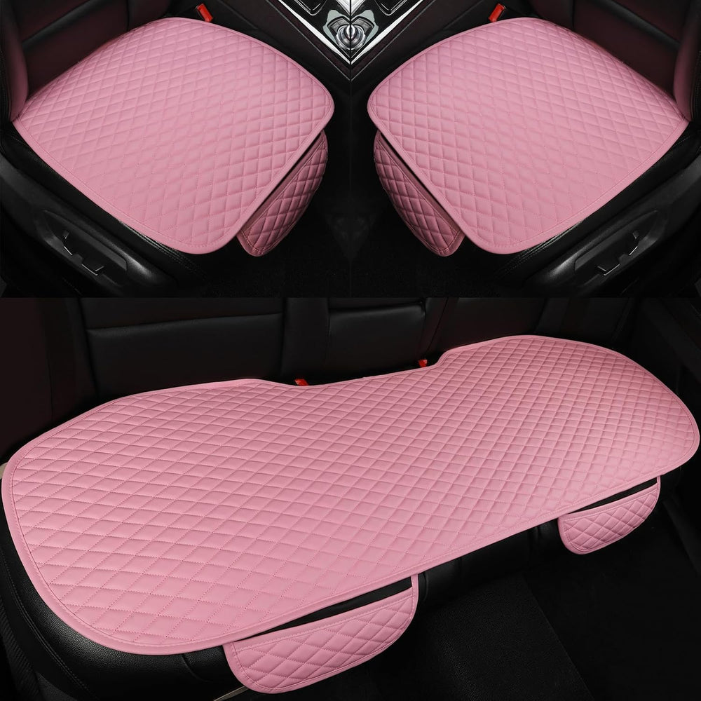 West Llama Pu Leather Car Seat Bottom Covers Protectors Include 1 Pair Front ...