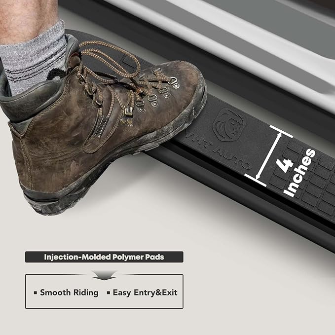 YHTAUTO 4 Inch Running Boards Side Steps Fit Chevy Silverado & GMC Sierra...