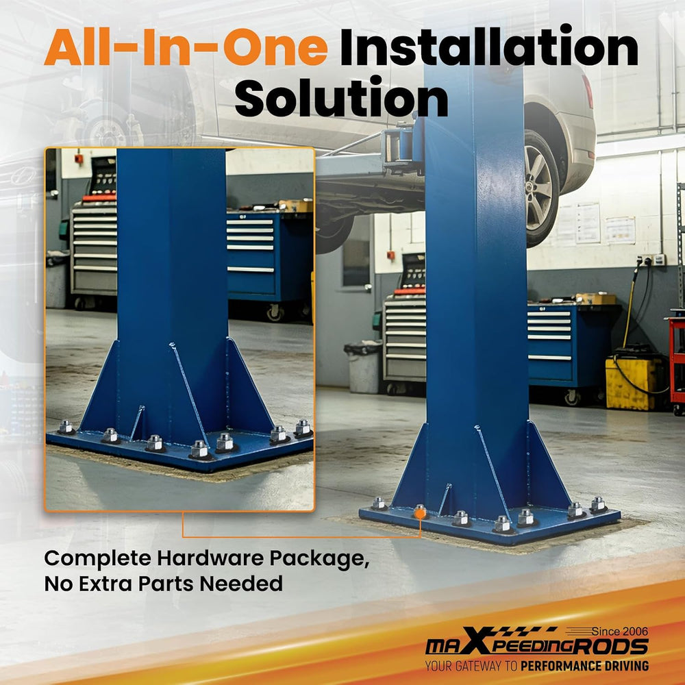maXpeedingrods 46 Pcs Car Lift Install Kit Including 16 x 3/4" x 5.5&quo...