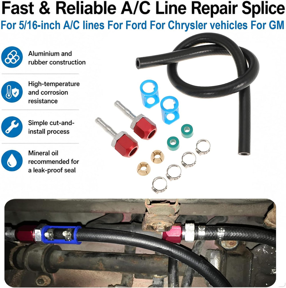 800-673 A/C Line Splice Kit for 5/16 Line 800673 Air Conditioning Repair Splice