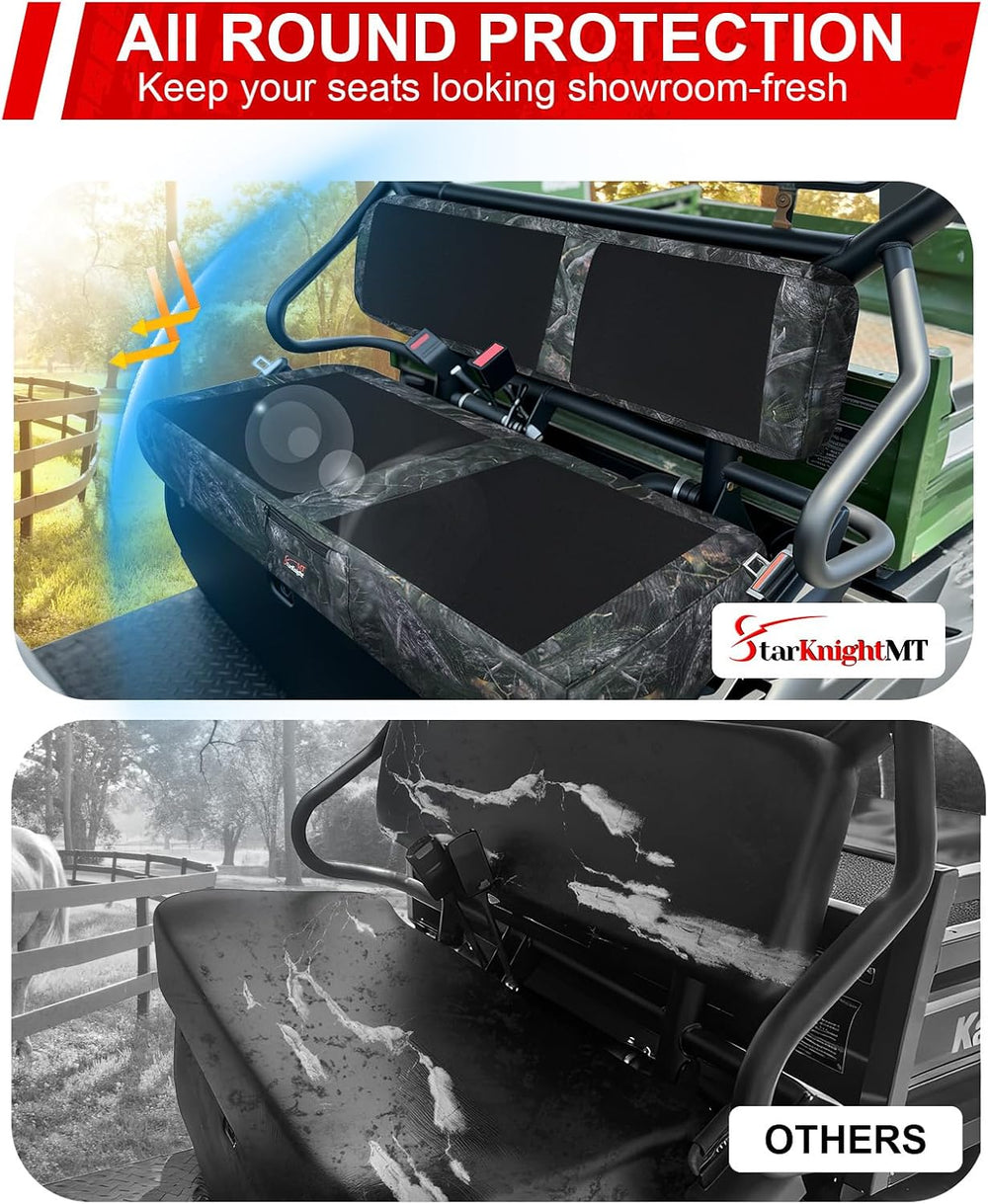 StarknightMT Mule 610 Seat Cover Upgraded Neoprene Compatible with Kawasaki M...