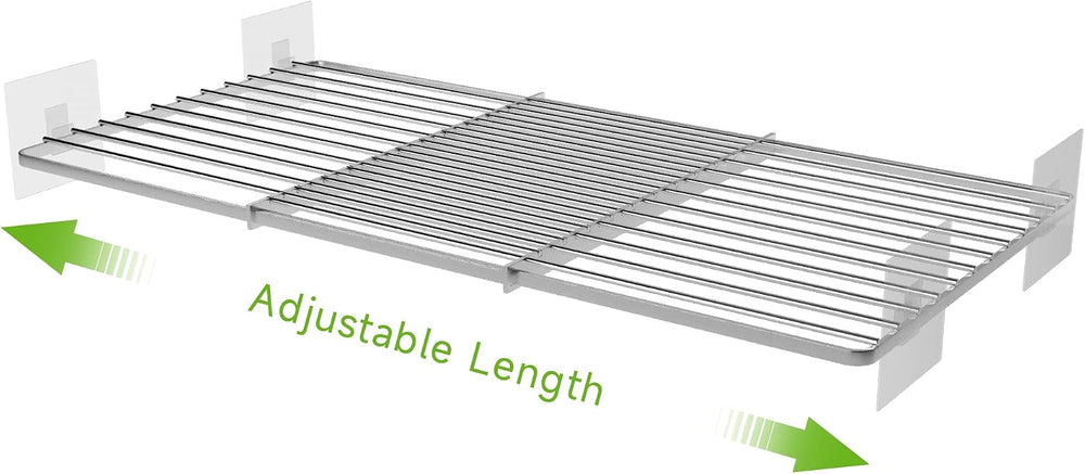 Expandable Closet Shelves Organizer, Adjustable Rack, Small, 1 Pack