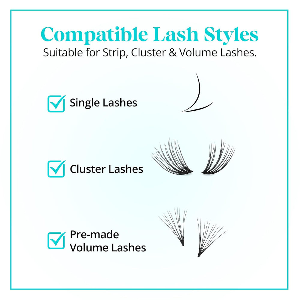#1Eyelash Extension Premium Professional Adhesive Glue, Black, 0.34 Fl Oz, Ma...