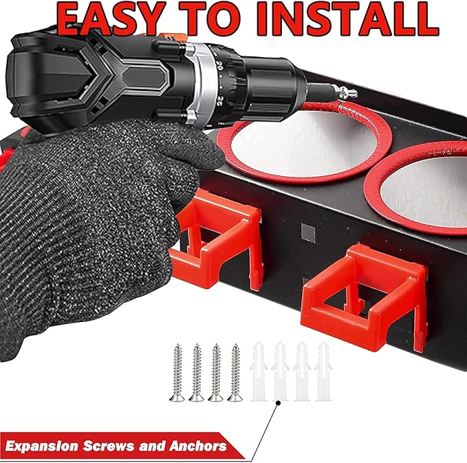 Spray Bottle Holders, Spray Bottle Rack Storage, Wall Mounted Spray Paint Can...