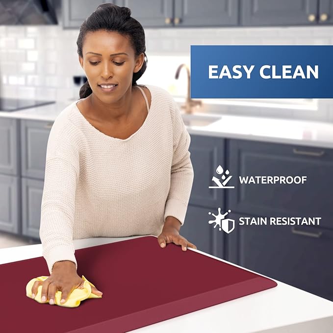 KitchenClouds Kitchen Mat Cushioned Anti Fatigue Kitchen Rug 17.3"x39"