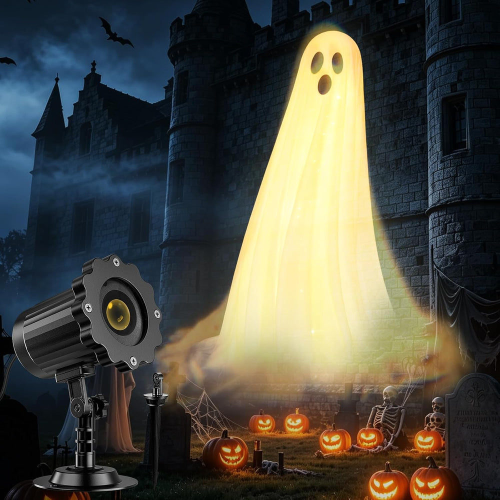 Halloween Projector Lights Outdoor, Ghost Halloween Projector for Yard