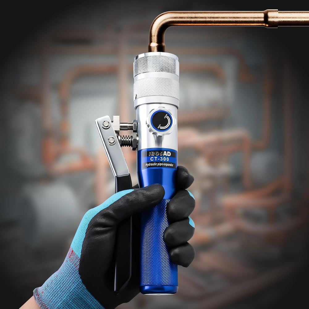 HVAC Hydraulic SWAGING tool kit for copper tubing Expanding 3/8 inch to 1-1/8...
