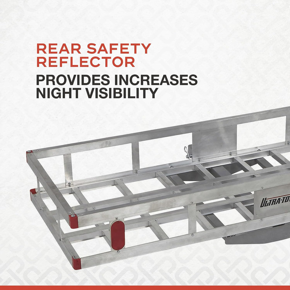 Ultra-Tow Aluminum Hitch Cargo Carrier - 500-Lb. Capacity, Silver, 60in. x 22...