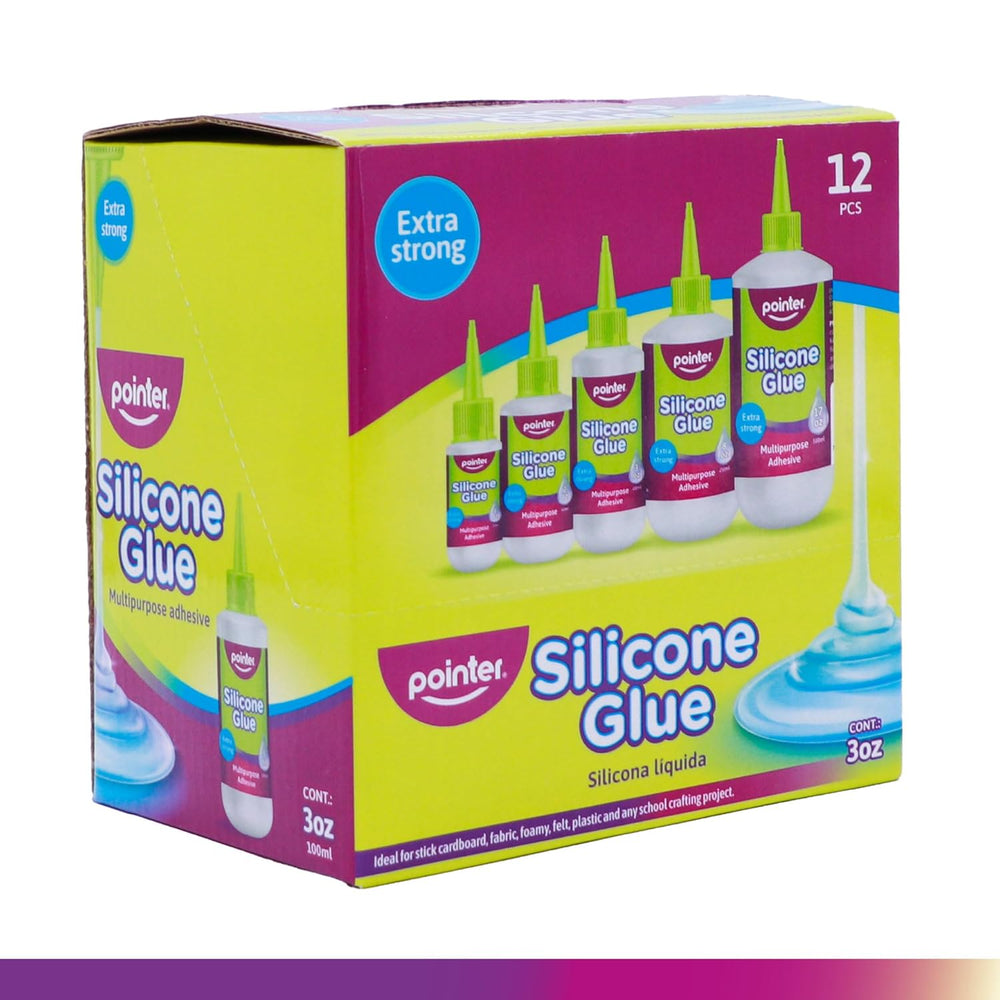 Pointer Silicone Glue Crystal Clear Multipurpose Adhesive for Craft, Art DIY ...