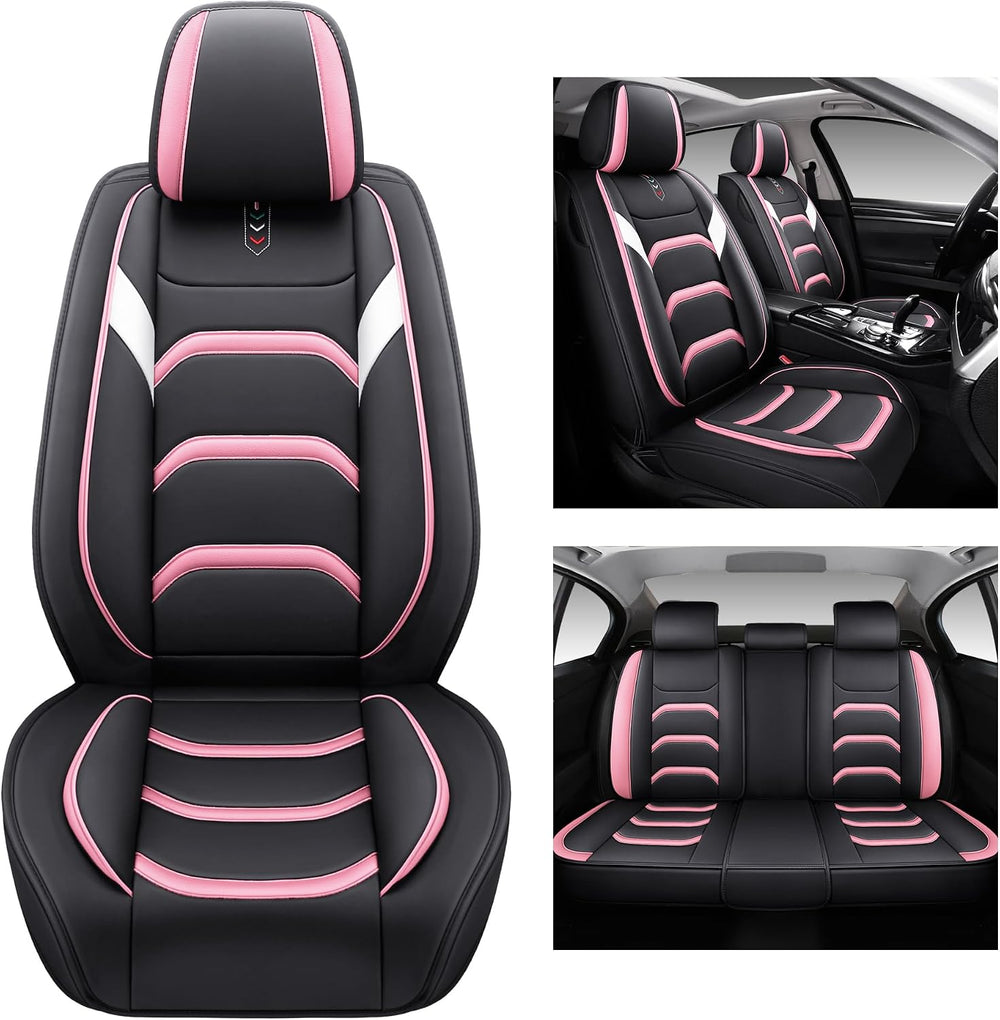 Leather Car Seat Covers,Full Coverage Seat Covers Full Set,Universal Automoti...