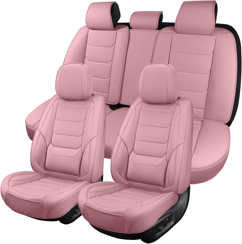 Leather Car Seat Covers Full Set Automotive Seat Protectors