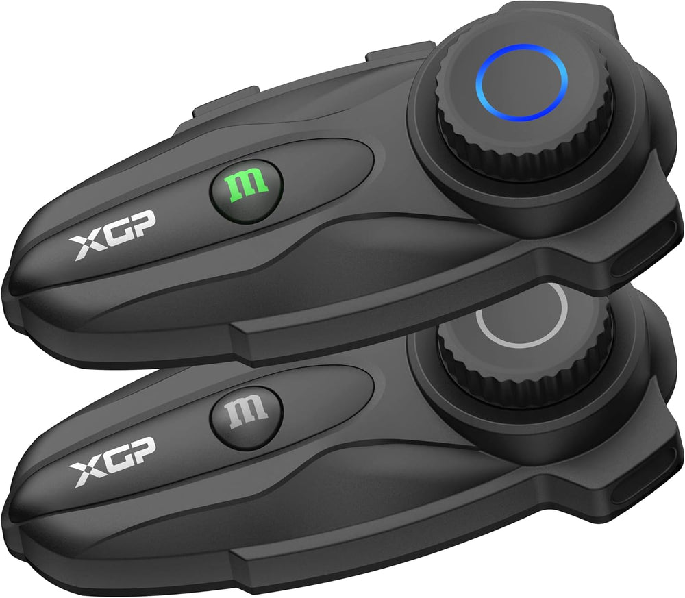 XGP X10 10 Riders Group Mesh Motorcycle Intercom, 3000m Motorcycle Bluetooth ...
