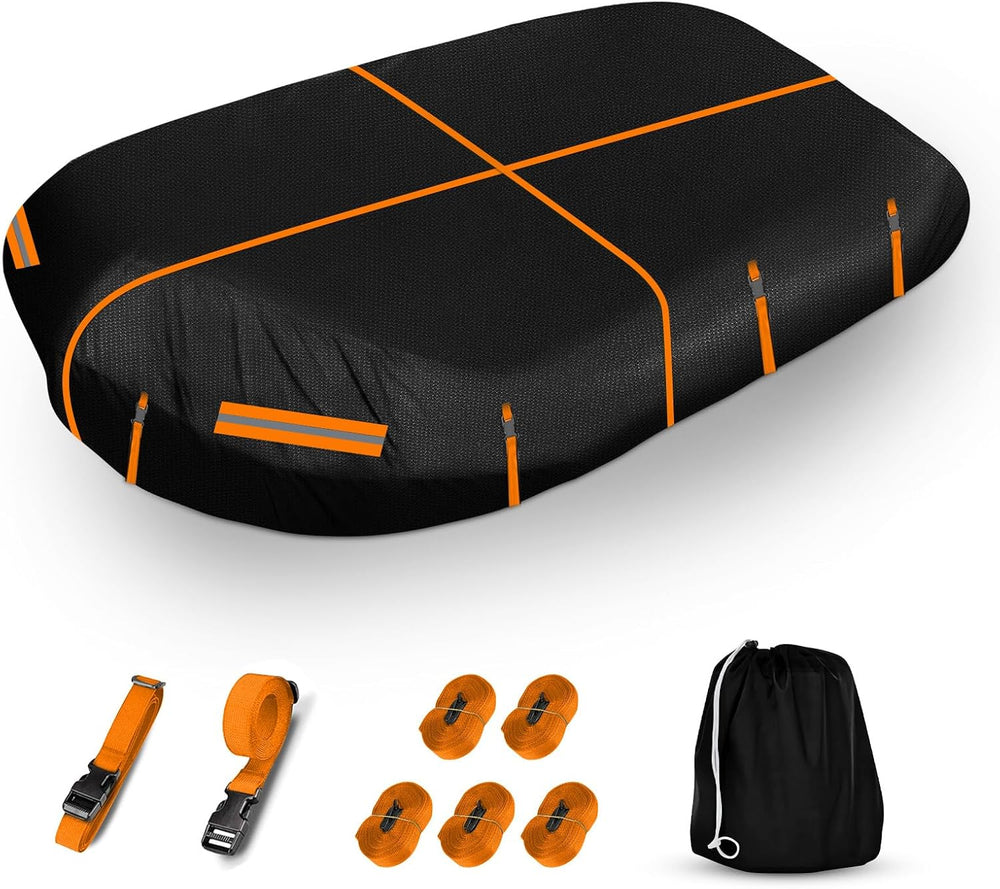 600D Oxford 9.5-10.5FT Inflatable Dinghy Boat Cover, Boat Sun Shade