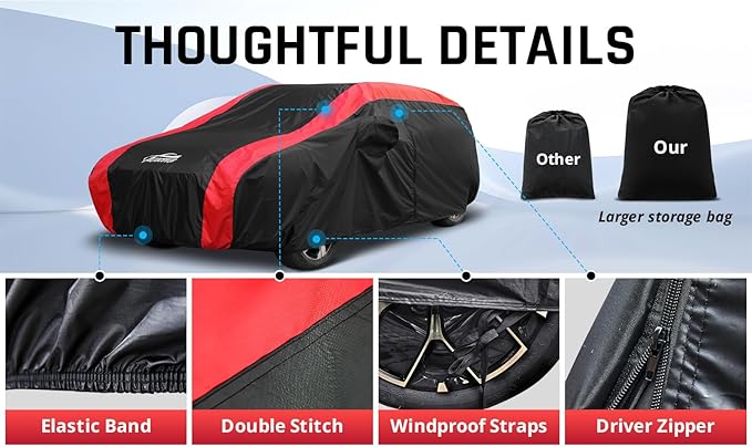 SUV Car Cover Waterproof All Weather Protection