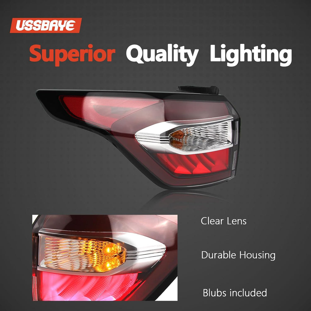 Tail Light Compatible with 2017 2018 Ford Escape S SE SEL Titanium Left | Rea...