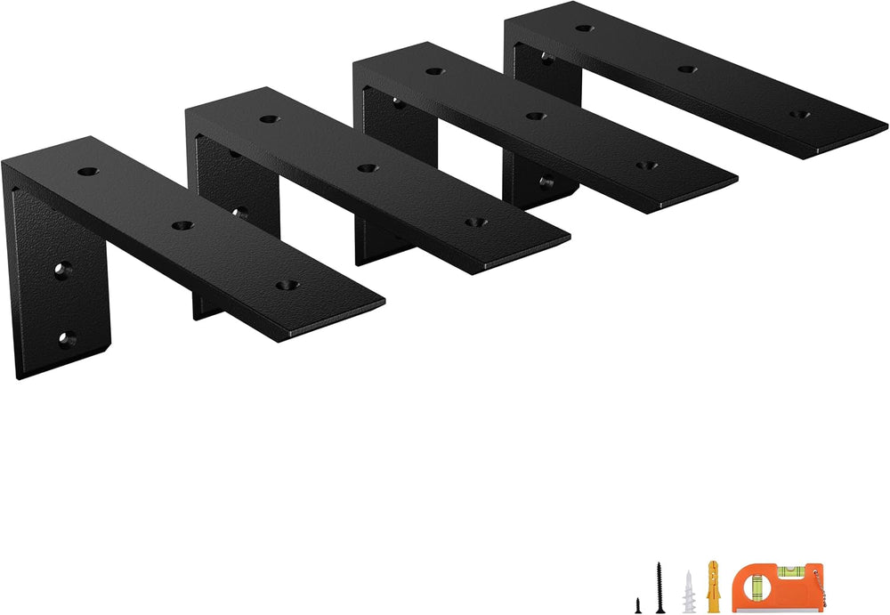 NEODROP 4-Pack 12 Inch Countertop Support Brackets, Heavy Duty L Brackets for...