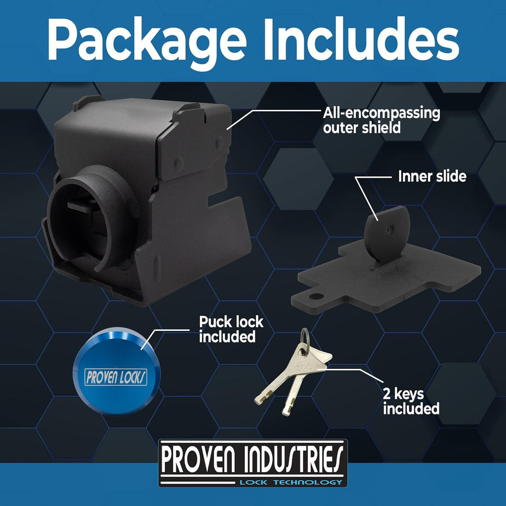 Proven Industries Model 2516 Heavy-Duty Trailer Coupler Lock for 2 5/16 Coupl...
