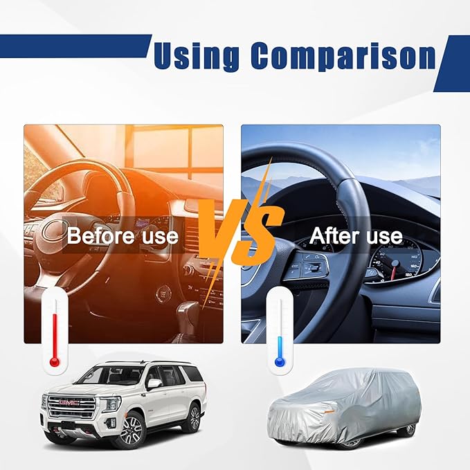 Kayme 6 Layers SUV Car Cover Custom Fit