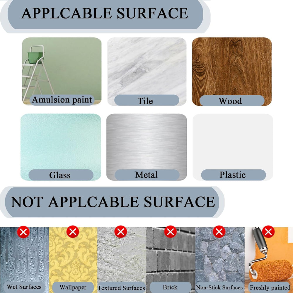 Sticky Tack for Wall Hanging (2400 Pcs) — Removable Poster Putty & Mounti...