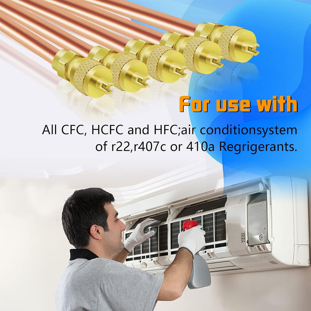 30Pcs Access Service Valve, 1/4'' SAE x 1/4'' OD x 3.54'&...