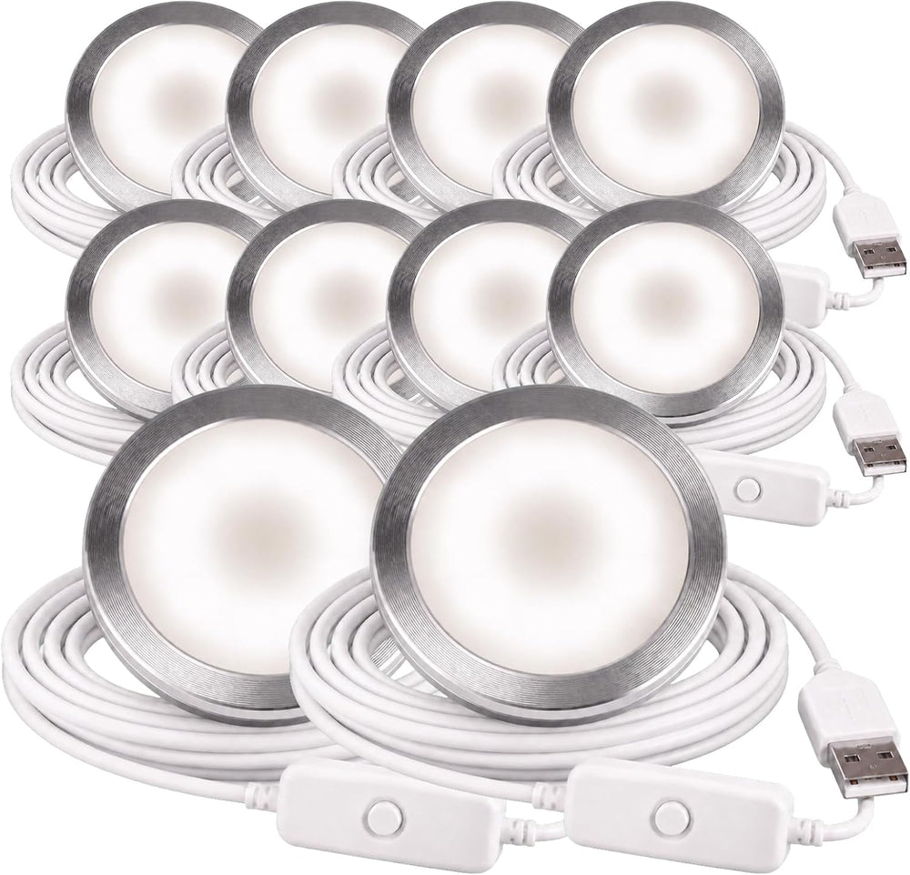 LED Lamp Kit 001, 3D Printing Model Kit, 6000K Cold Light, 10 Pack