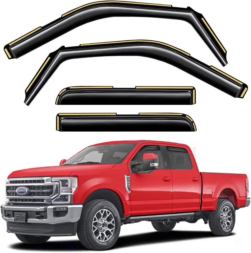 in-Channel Window Rain Guards Fit