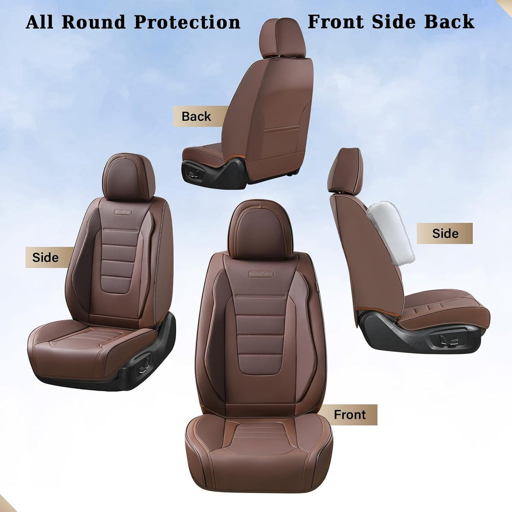 Coverado Car Seat Covers Front, Seat Covers for Cars, Waterproof 2-Pack Car S...