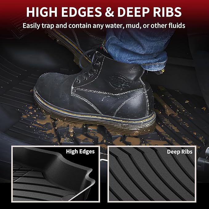 LASFIT Floor Mats for Mercedes Benz GLE SUV 2020-2026 350/450 / 450e / 580/53