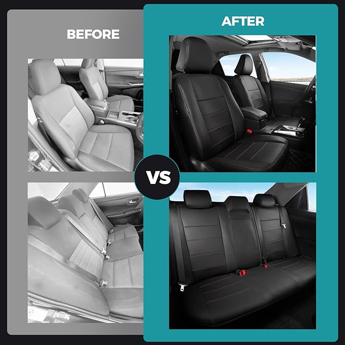 for Toyota Camry Seat Covers L LE XLE 2012 2013 2014 2015 2016 2017