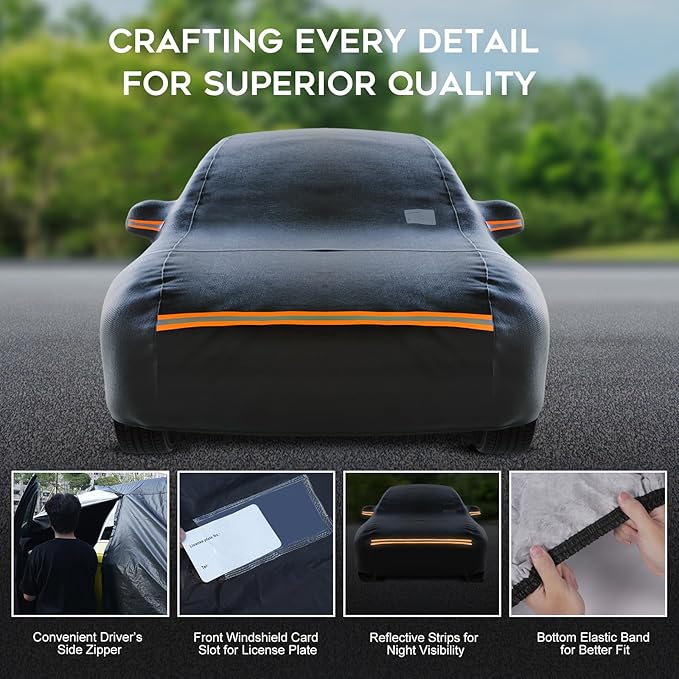 Sedan Car Cover Waterproof All Weather