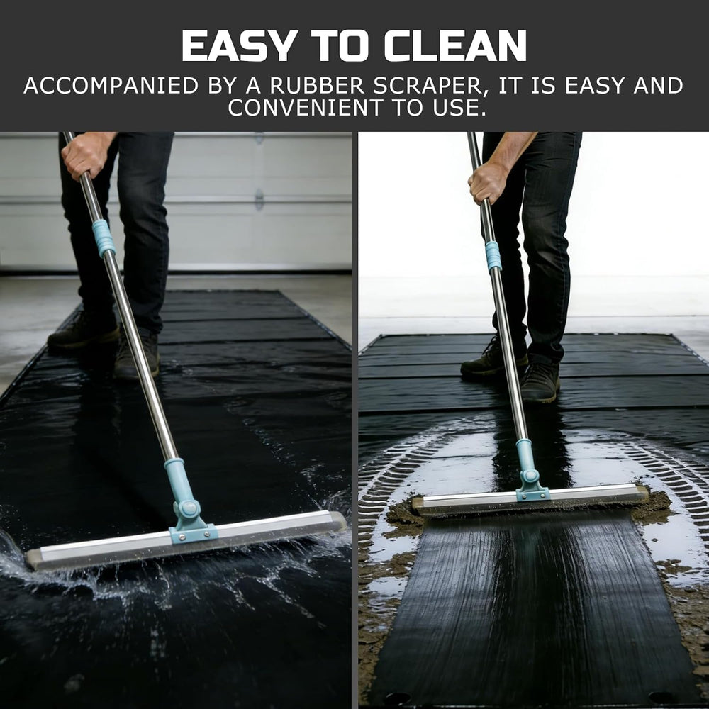 Containment Mat 7'9" x 18' Heavy-Duty PVC Garage Floor Mat 650GSM