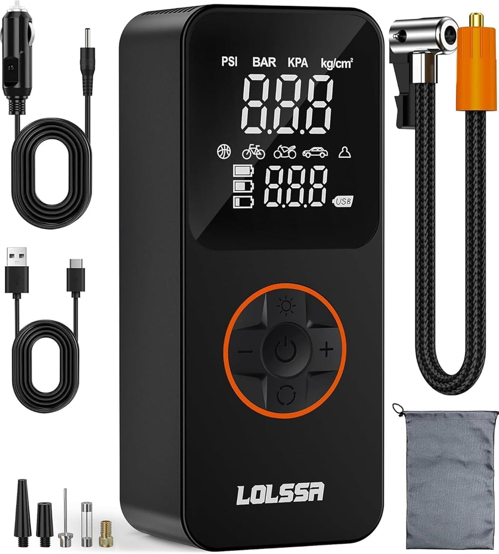 Tire Inflator Portable Air Compressor-150PSI Electric Air Pump for Car