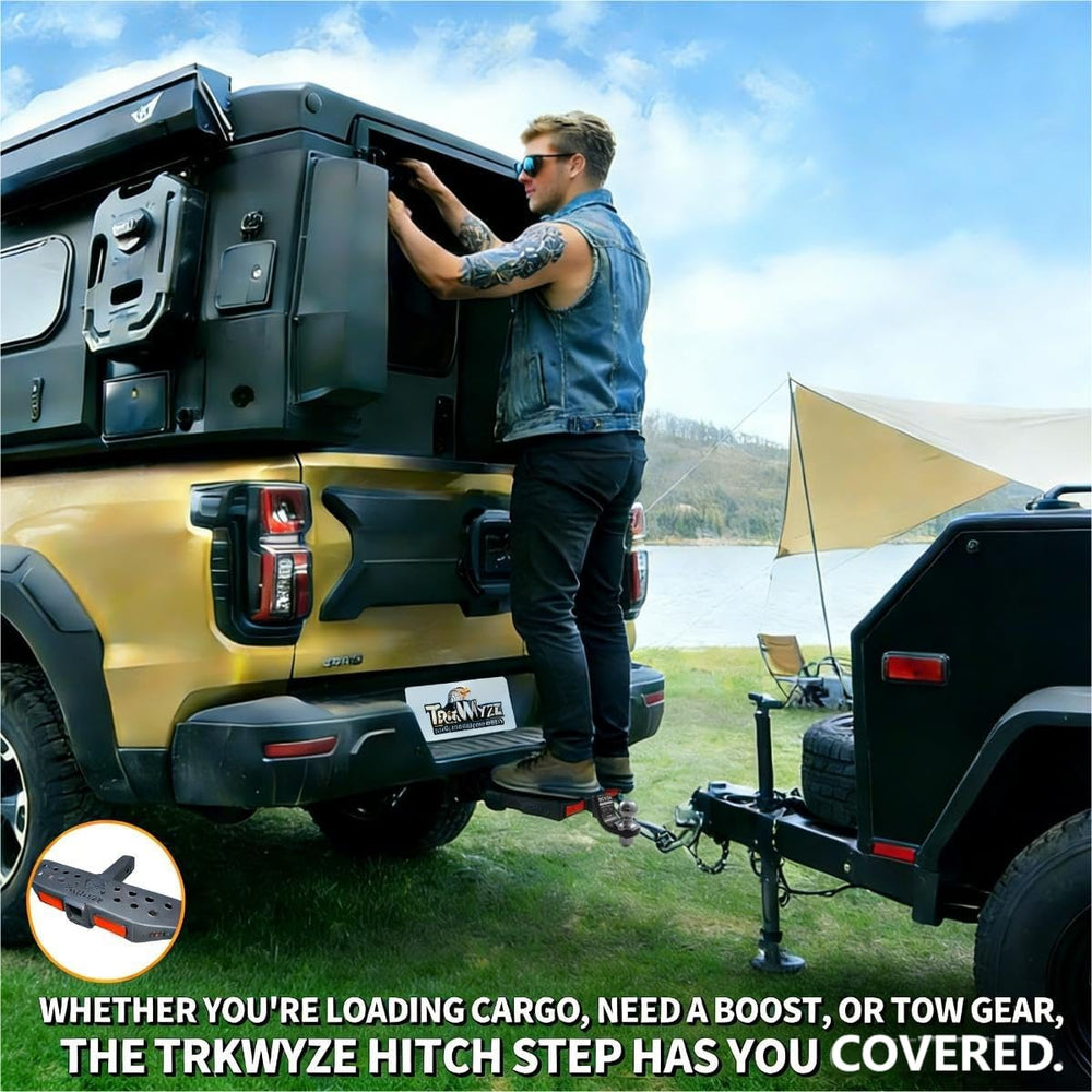 1776-2026 Edition 3-in-1 Hitch Step, Anti-Slip, X-Large Stepping Surface for ...
