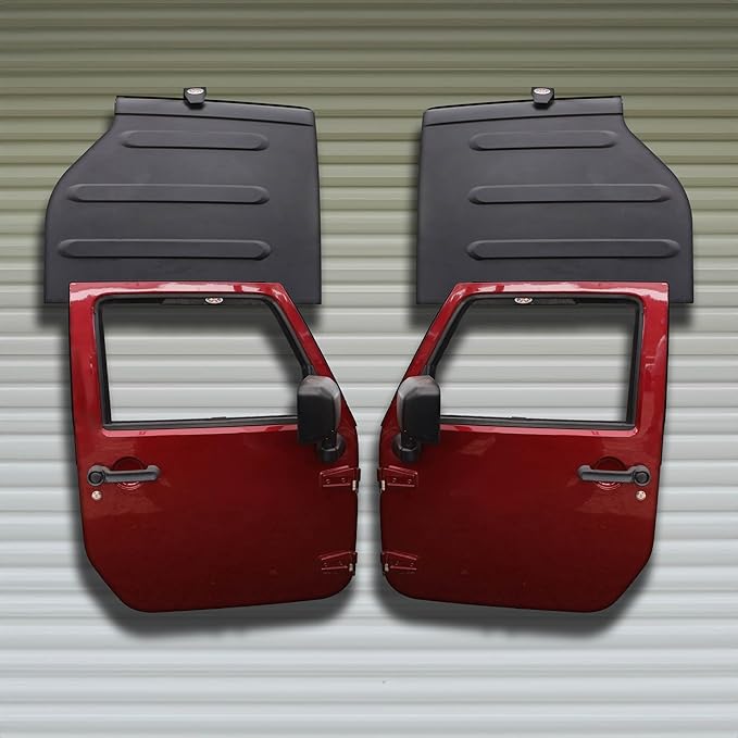 EZ4x4 Garage Wall Freedom Panel & Wrangler Door Storage Hangers Combo Kit