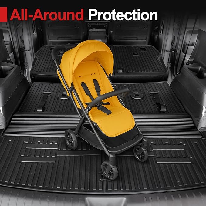Cargo Mat for 2025 Hyundai Santa FE, All Weather TPE Cargo Mat