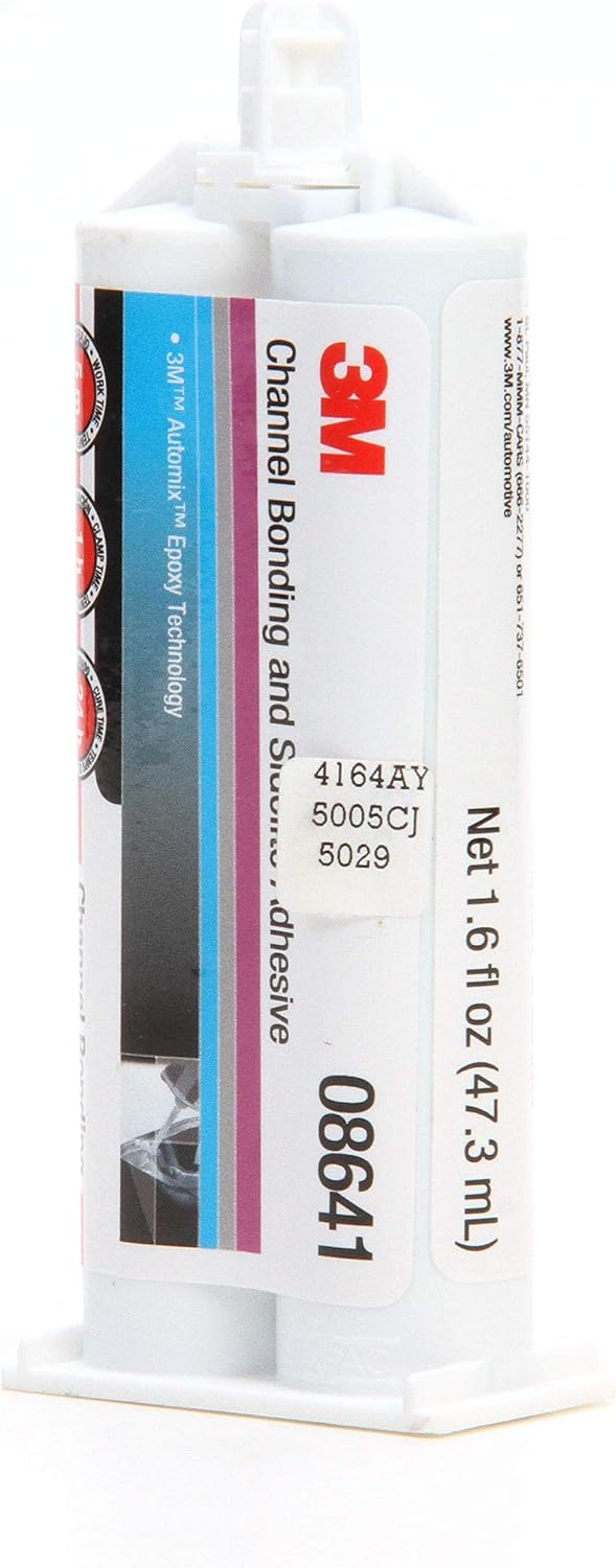 3M Channel Bonding and Sidelite Adhesive, 08641, 47.3 mL Cartridge